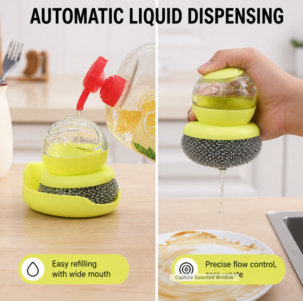 Astronaut Automatic Dishwashing Brush