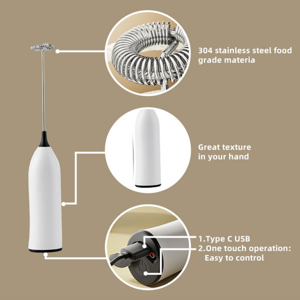 Rechargeable USB Milk Frother