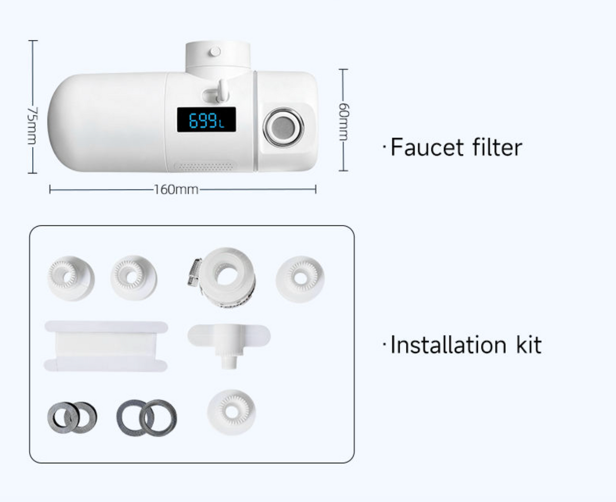Faucet-Mounted Water Purifier Filter