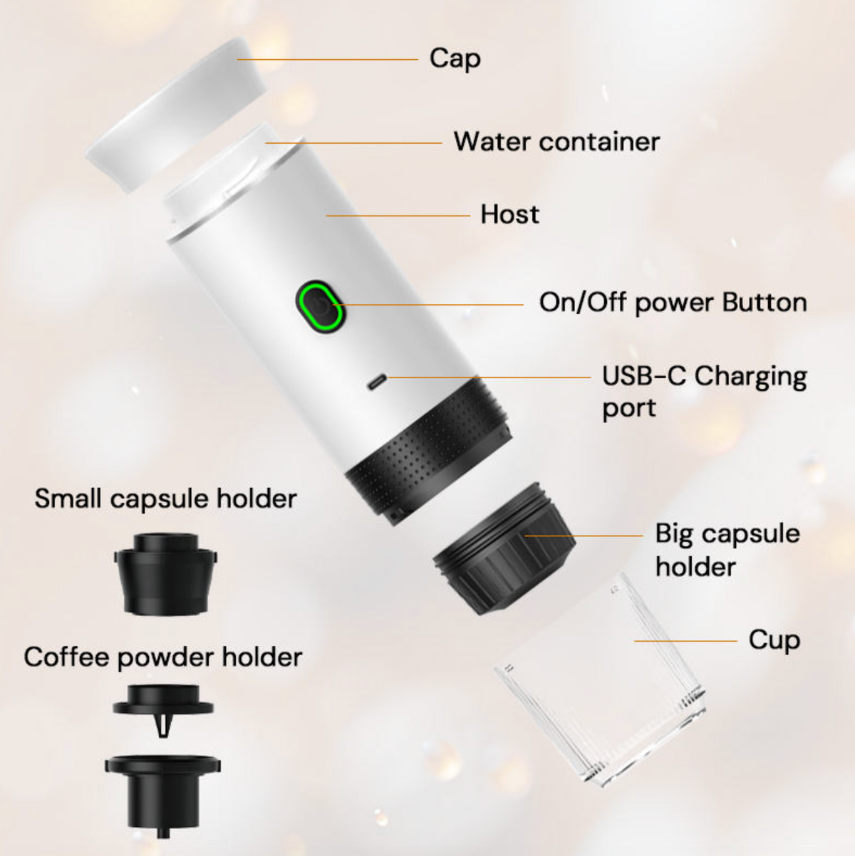 Portable Capsule Espresso Machine