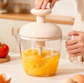 Multi-Functional Press-and-Stir Egg Beater