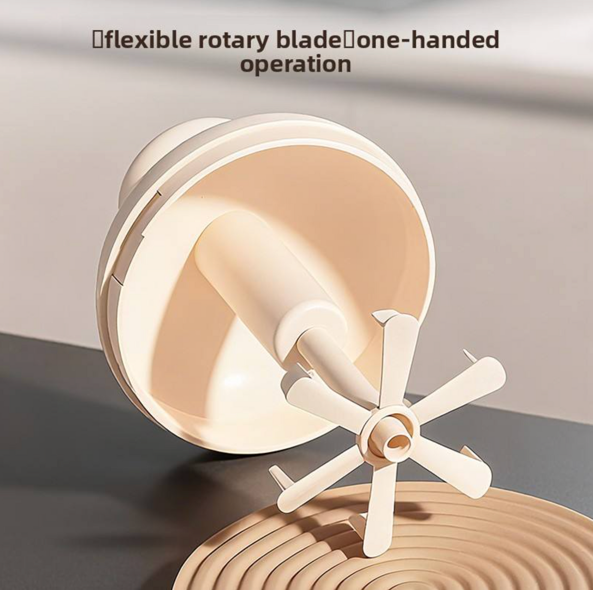 Multi-Functional Press-and-Stir Egg Beater