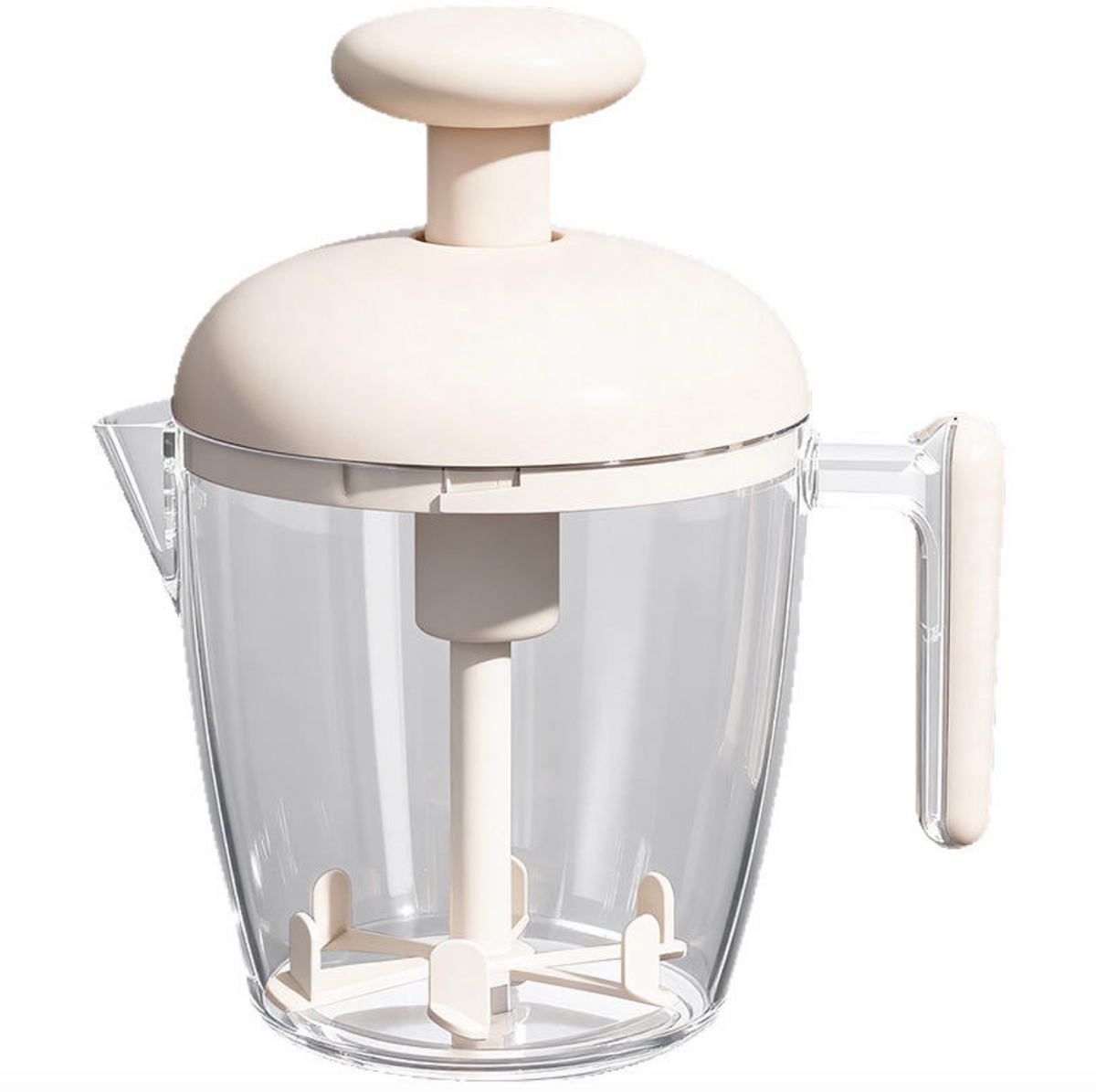 Multi-Functional Press-and-Stir Egg Beater